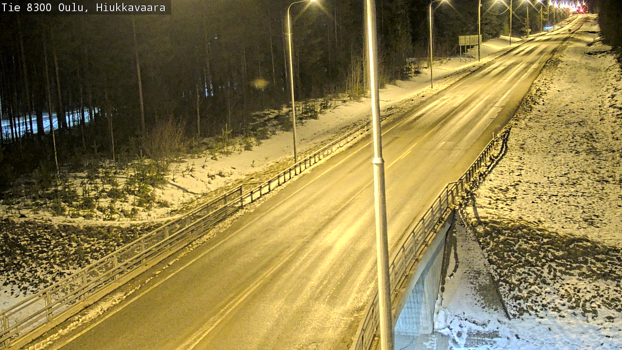 Kelikamerat Kuva tie 8300 Oulu Hiukkavaara, Oulu, Pohjois-Pohjanmaa