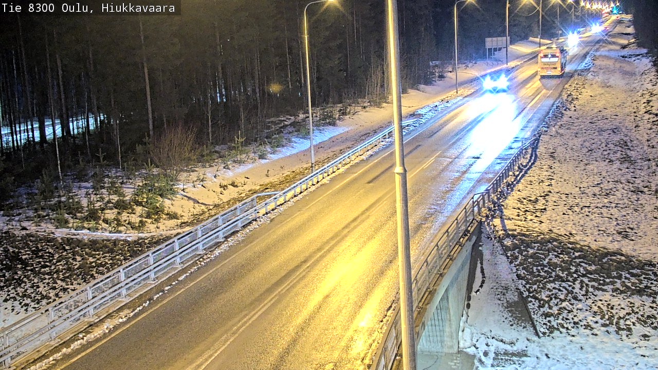 Kelikamerat Kuva tie 8300 Oulu Hiukkavaara, Oulu, Pohjois-Pohjanmaa