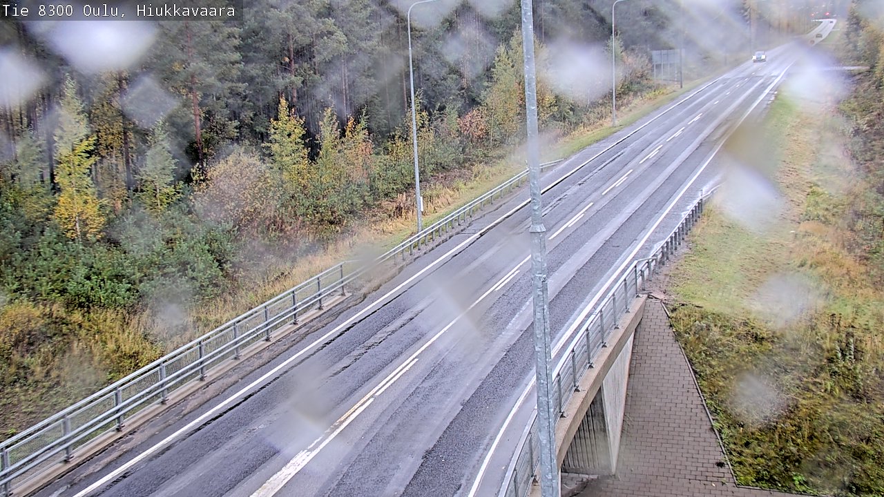 Weather Camera Image road 8300 Oulu Hiukkavaara, Oulu, Pohjois-Pohjanmaa