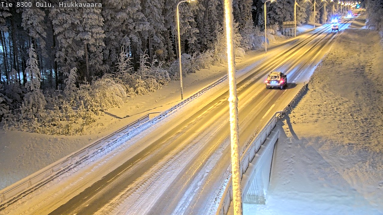 Kelikamerat Kuva tie 8300 Oulu Hiukkavaara, Oulu, Pohjois-Pohjanmaa