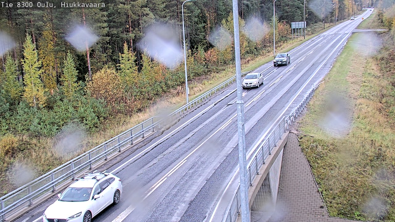 Weather Camera Image road 8300 Oulu Hiukkavaara, Oulu, Pohjois-Pohjanmaa