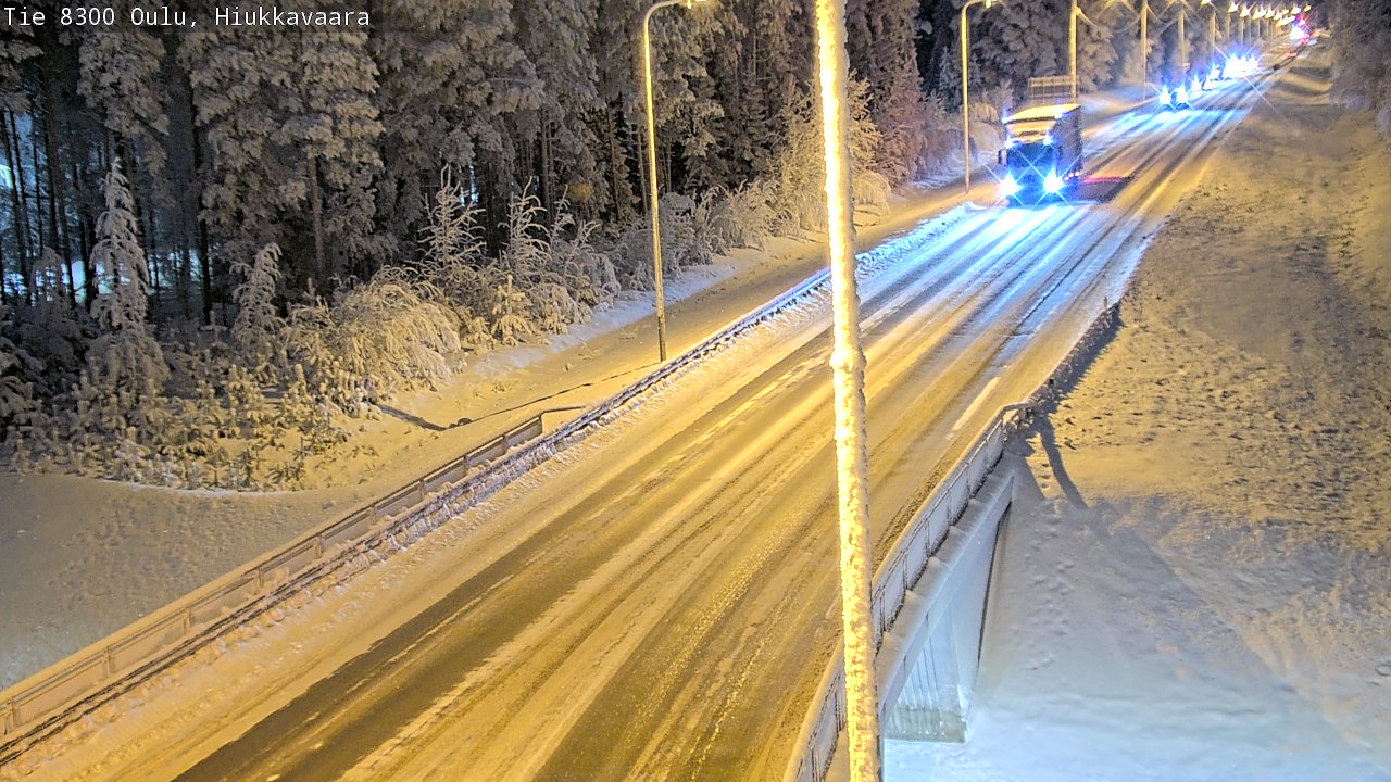 Kelikamerat Kuva tie 8300 Oulu Hiukkavaara, Oulu, Pohjois-Pohjanmaa