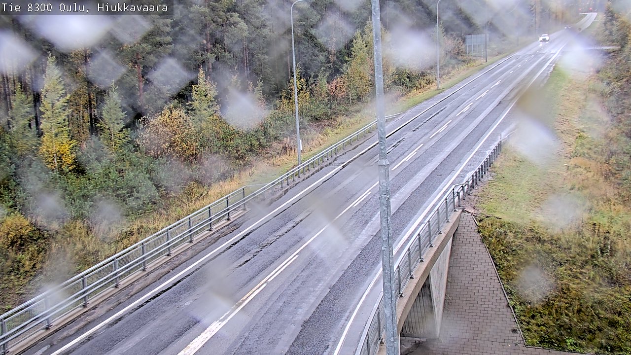 Weather Camera Image road 8300 Oulu Hiukkavaara, Oulu, Pohjois-Pohjanmaa