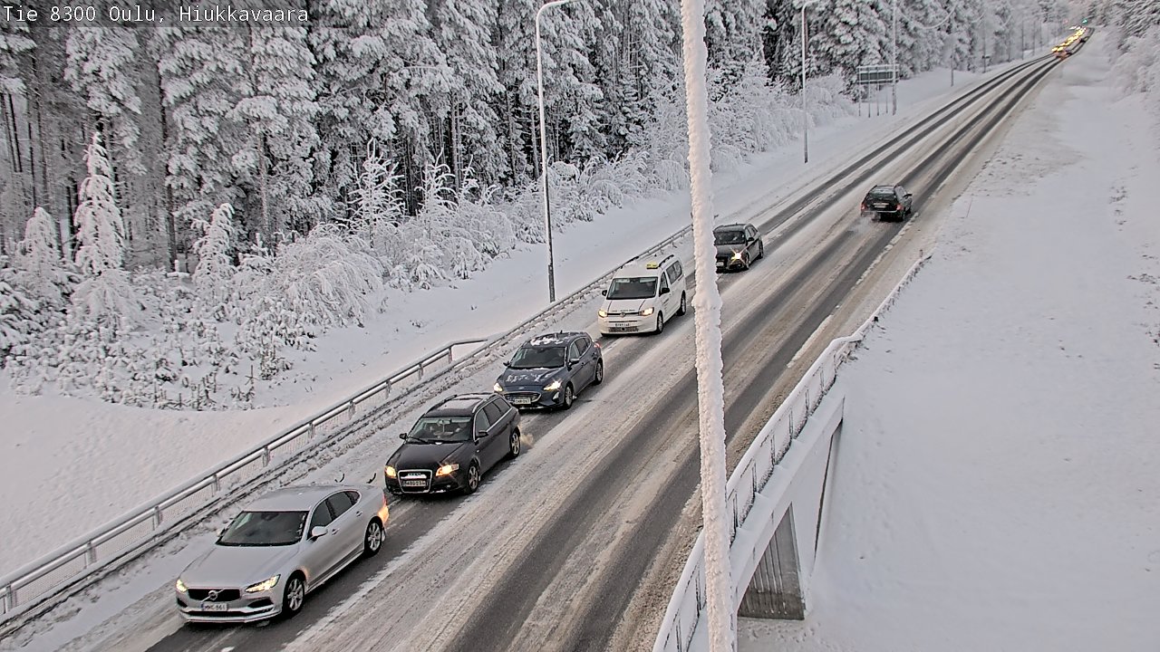 Kelikamerat Kuva tie 8300 Oulu Hiukkavaara, Oulu, Pohjois-Pohjanmaa