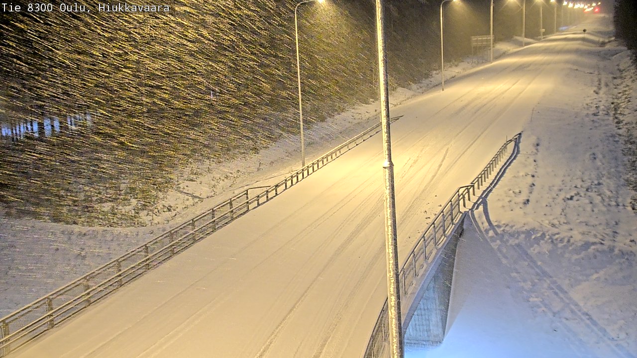 Kelikamerat Kuva tie 8300 Oulu Hiukkavaara, Oulu, Pohjois-Pohjanmaa