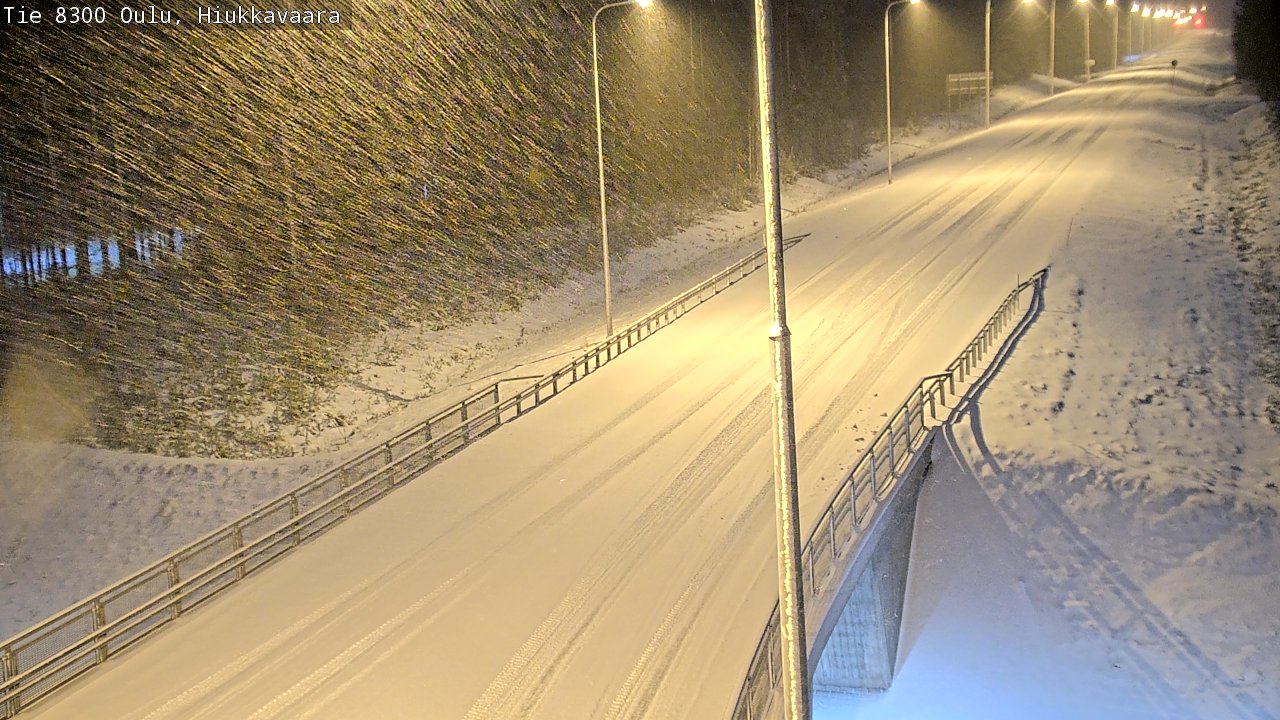 Kelikamerat Kuva tie 8300 Oulu Hiukkavaara, Oulu, Pohjois-Pohjanmaa