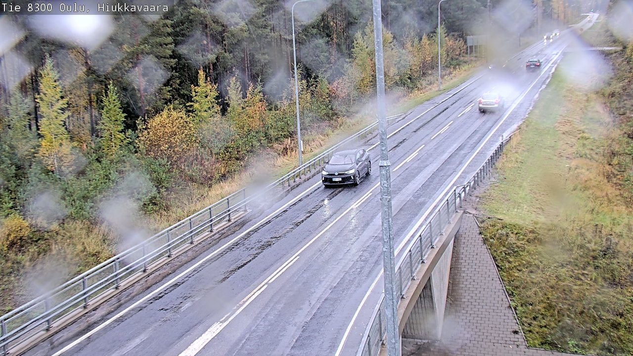 Weather Camera Image road 8300 Oulu Hiukkavaara, Oulu, Pohjois-Pohjanmaa
