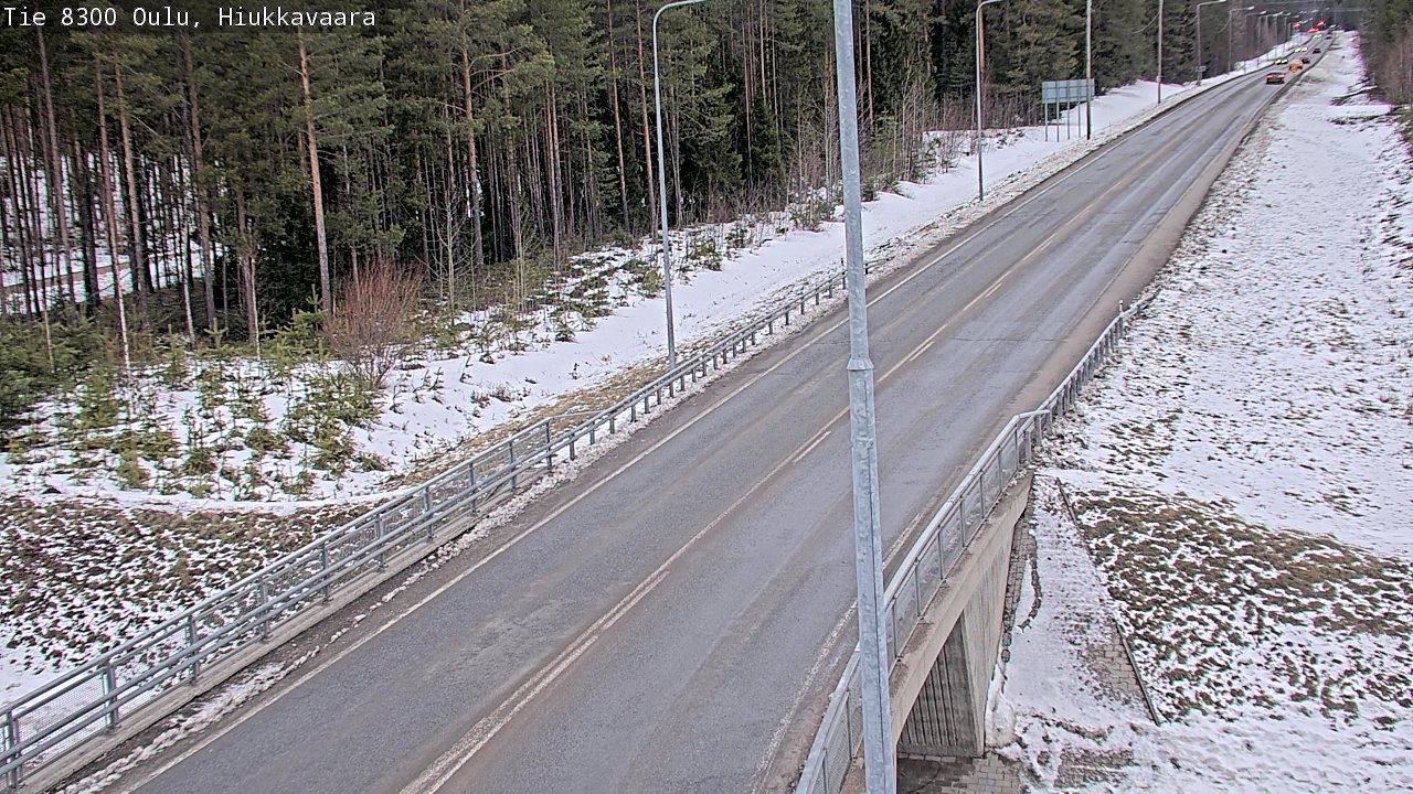 Kelikamerat Kuva tie 8300 Oulu Hiukkavaara, Oulu, Pohjois-Pohjanmaa