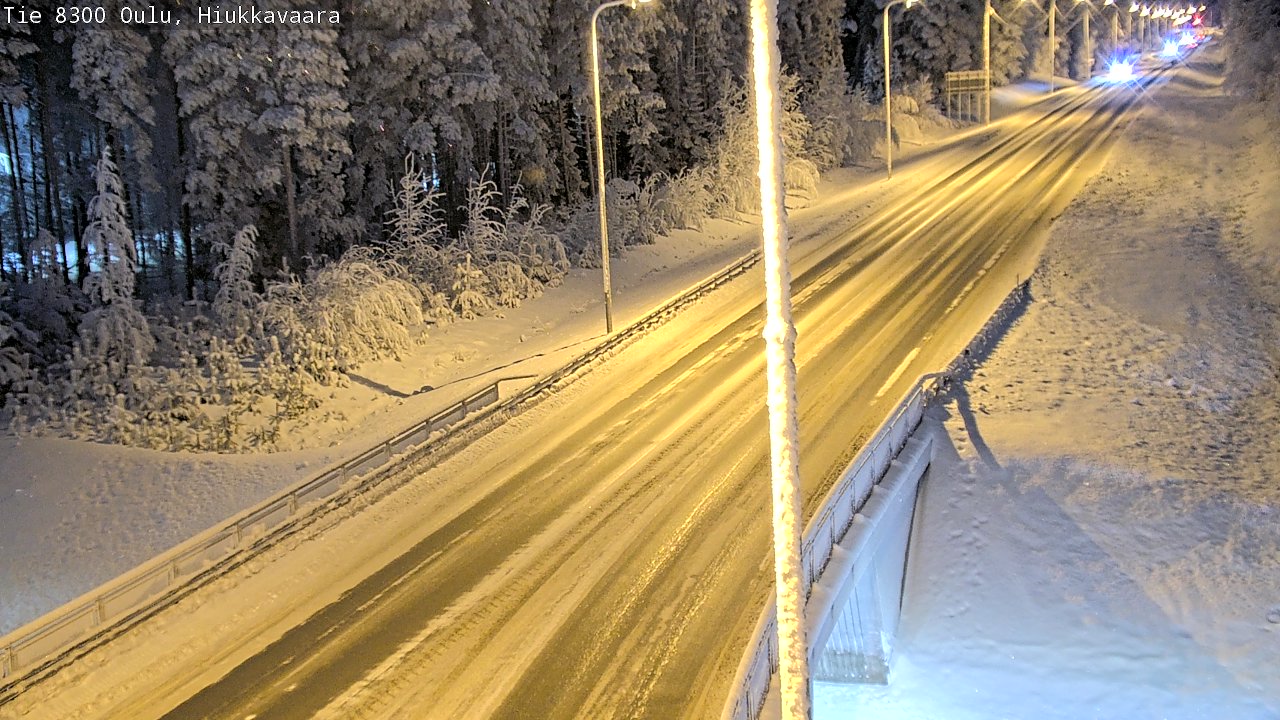Kelikamerat Kuva tie 8300 Oulu Hiukkavaara, Oulu, Pohjois-Pohjanmaa