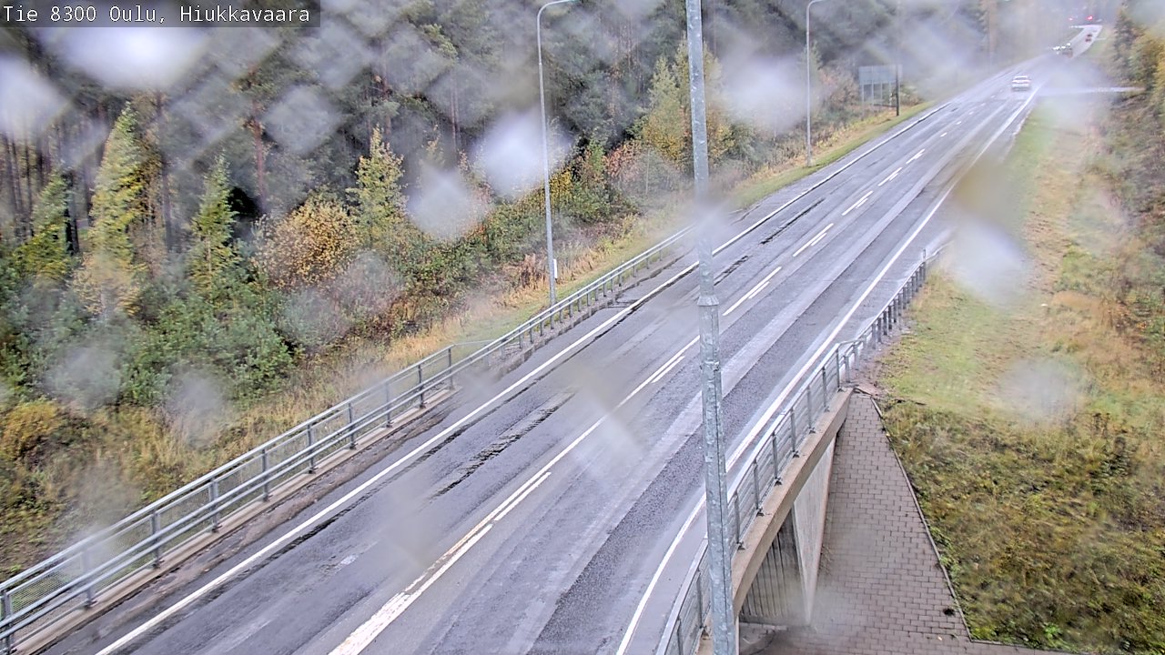 Weather Camera Image road 8300 Oulu Hiukkavaara, Oulu, Pohjois-Pohjanmaa