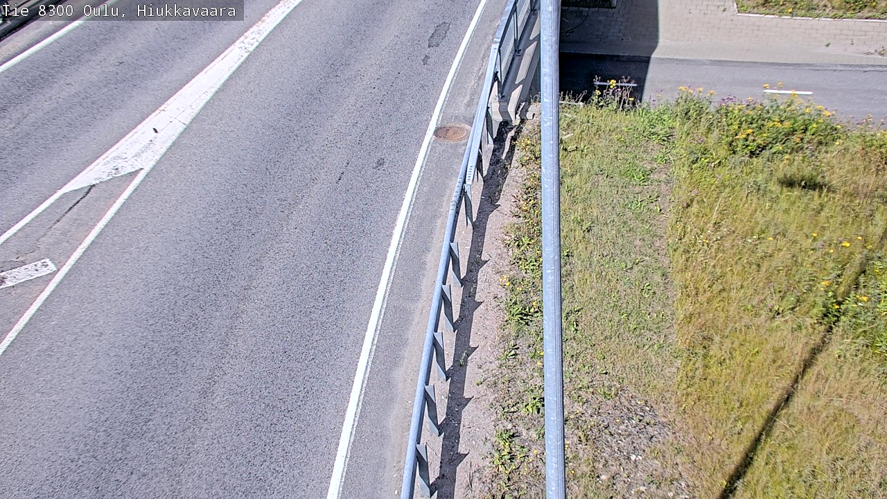 Kelikamerat Kuva tie 8300 Oulu Hiukkavaara, Oulu, Pohjois-Pohjanmaa