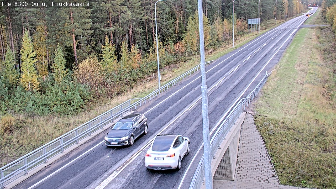 Weather Camera Image road 8300 Oulu Hiukkavaara, Oulu, Pohjois-Pohjanmaa