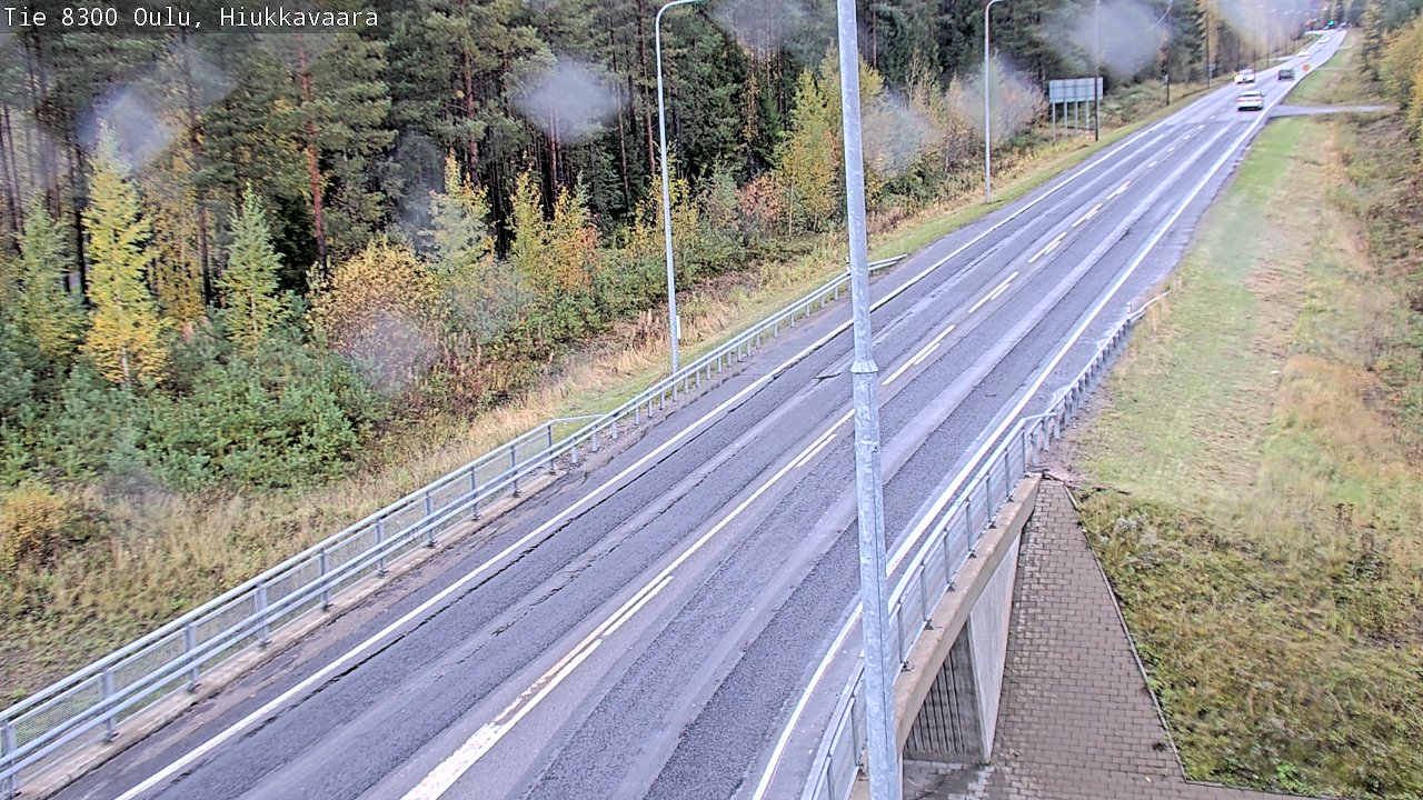 Weather Camera Image road 8300 Oulu Hiukkavaara, Oulu, Pohjois-Pohjanmaa