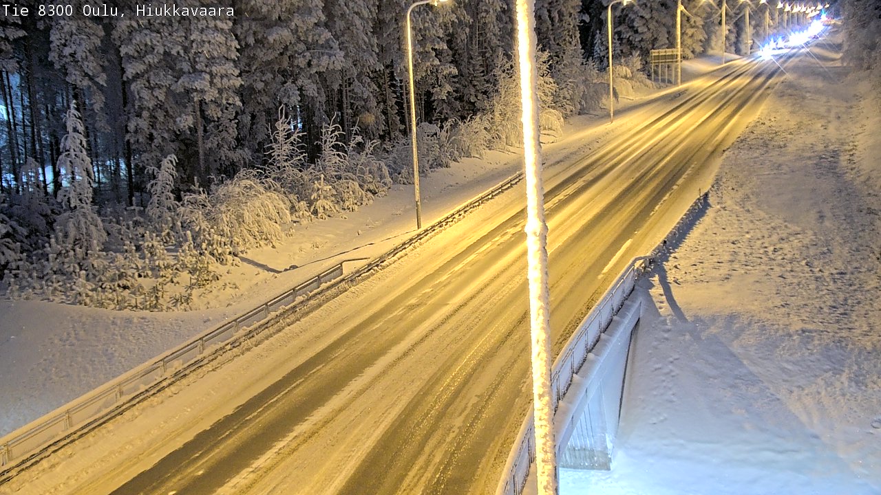 Kelikamerat Kuva tie 8300 Oulu Hiukkavaara, Oulu, Pohjois-Pohjanmaa