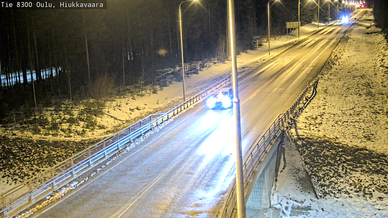 Kelikamerat Kuva tie 8300 Oulu Hiukkavaara, Oulu, Pohjois-Pohjanmaa