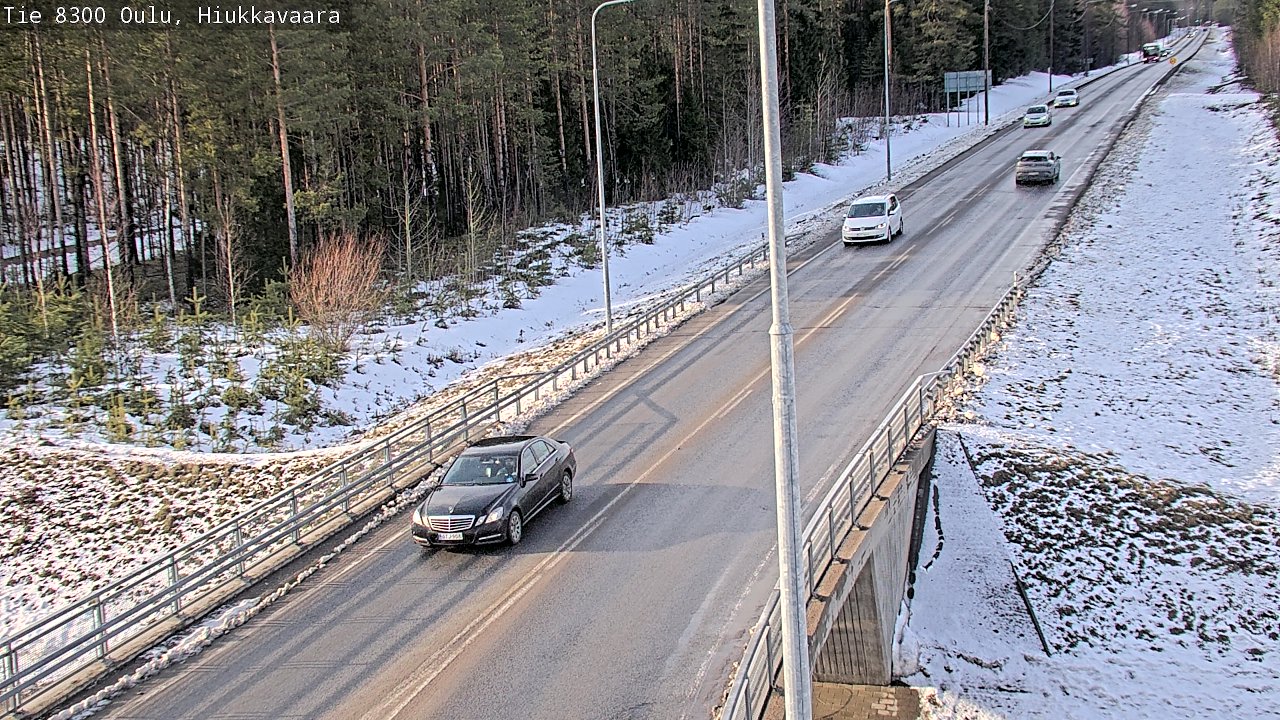 Kelikamerat Kuva tie 8300 Oulu Hiukkavaara, Oulu, Pohjois-Pohjanmaa
