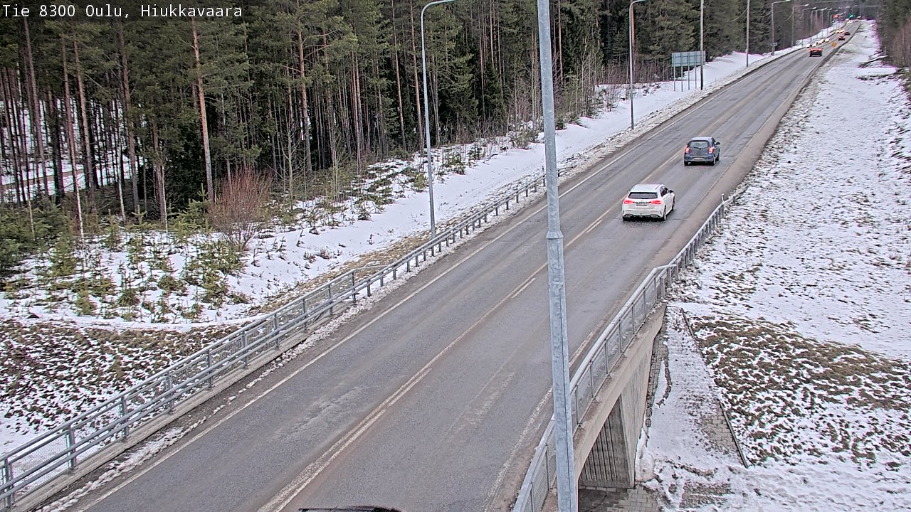 Kelikamerat Kuva tie 8300 Oulu Hiukkavaara, Oulu, Pohjois-Pohjanmaa