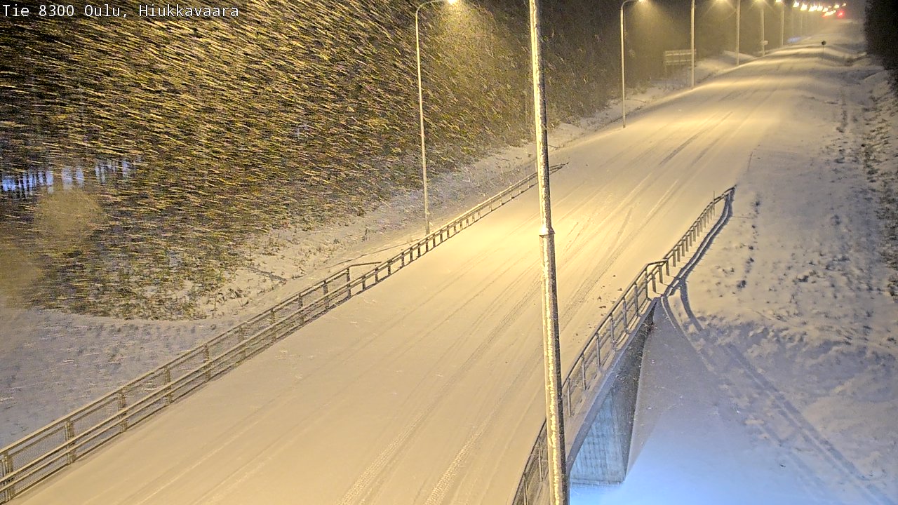 Kelikamerat Kuva tie 8300 Oulu Hiukkavaara, Oulu, Pohjois-Pohjanmaa