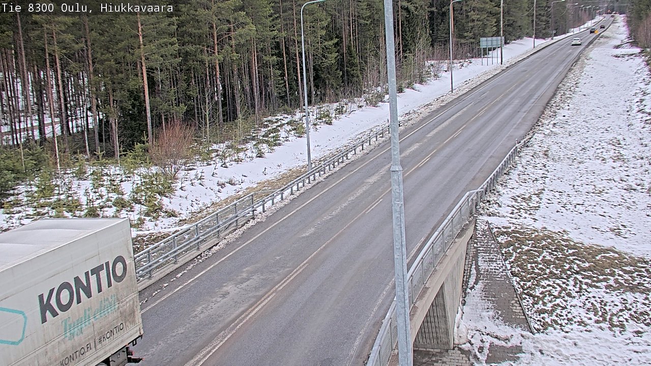 Kelikamerat Kuva tie 8300 Oulu Hiukkavaara, Oulu, Pohjois-Pohjanmaa