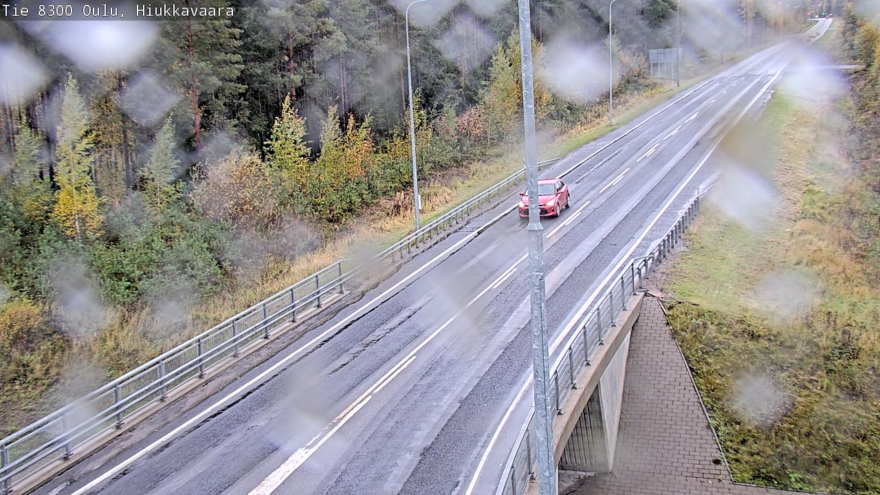 Weather Camera Image road 8300 Oulu Hiukkavaara, Oulu, Pohjois-Pohjanmaa