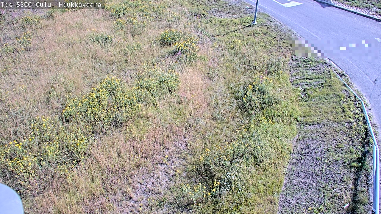 Weather Camera Image road 8300 Oulu Hiukkavaara, Oulu, Pohjois-Pohjanmaa