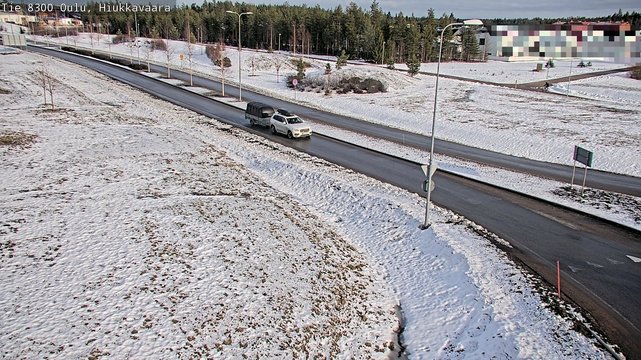 Kelikamerat Kuva tie 8300 Oulu Hiukkavaara, Oulu, Pohjois-Pohjanmaa