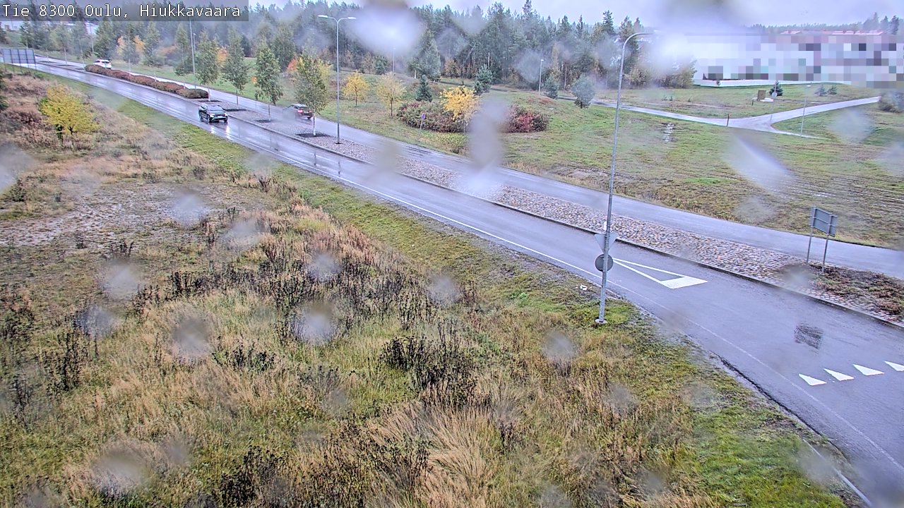 Weather Camera Image väg 8300 Oulu Hiukkavaara, Oulu, Pohjois-Pohjanmaa