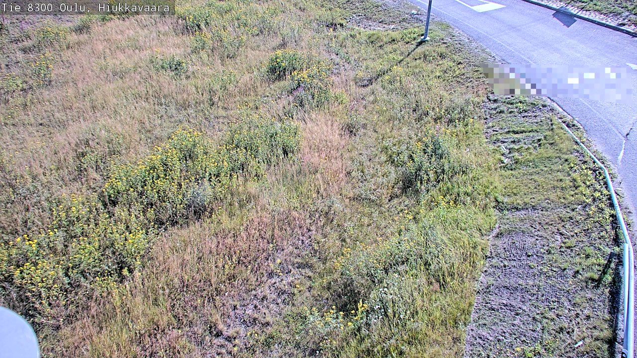 Weather Camera Image road 8300 Oulu Hiukkavaara, Oulu, Pohjois-Pohjanmaa