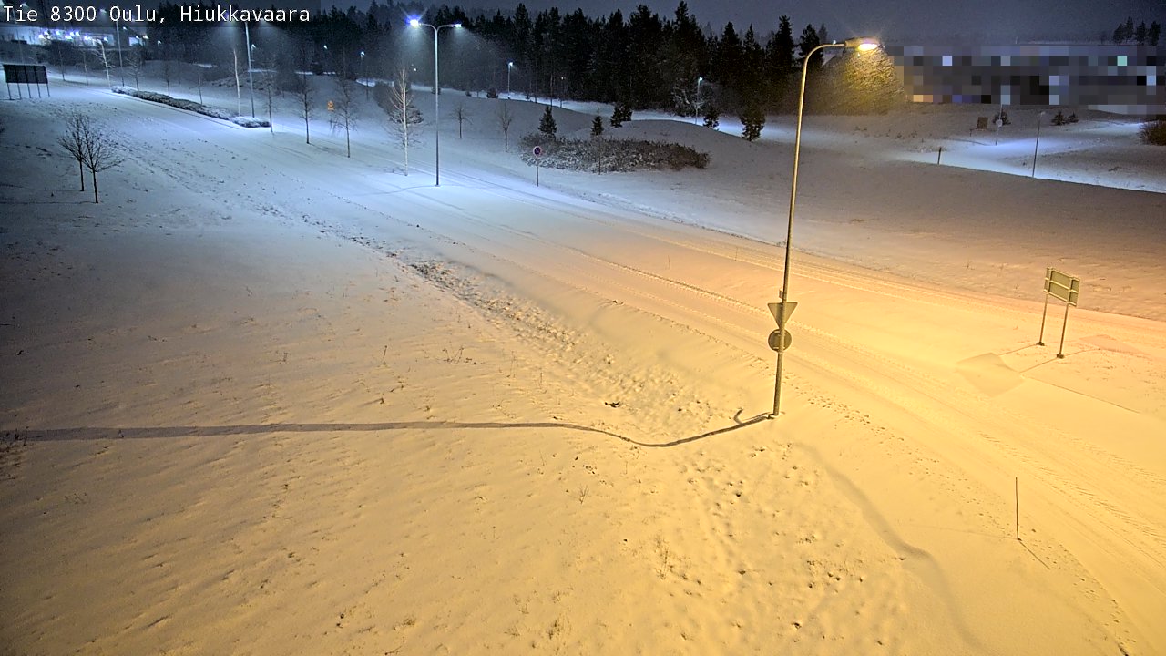 Kelikamerat Kuva tie 8300 Oulu Hiukkavaara, Oulu, Pohjois-Pohjanmaa