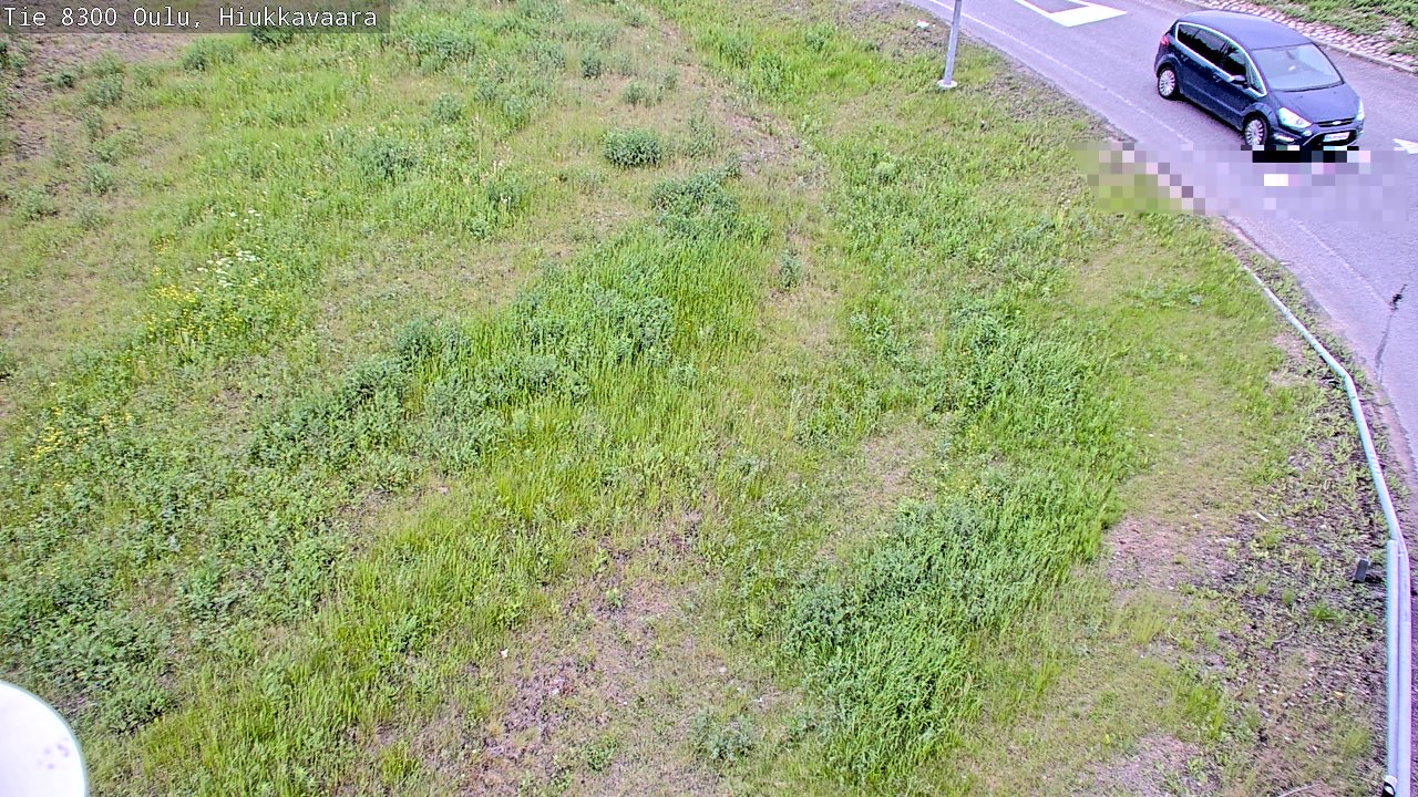 Weather Camera Image road 8300 Oulu Hiukkavaara, Oulu, Pohjois-Pohjanmaa