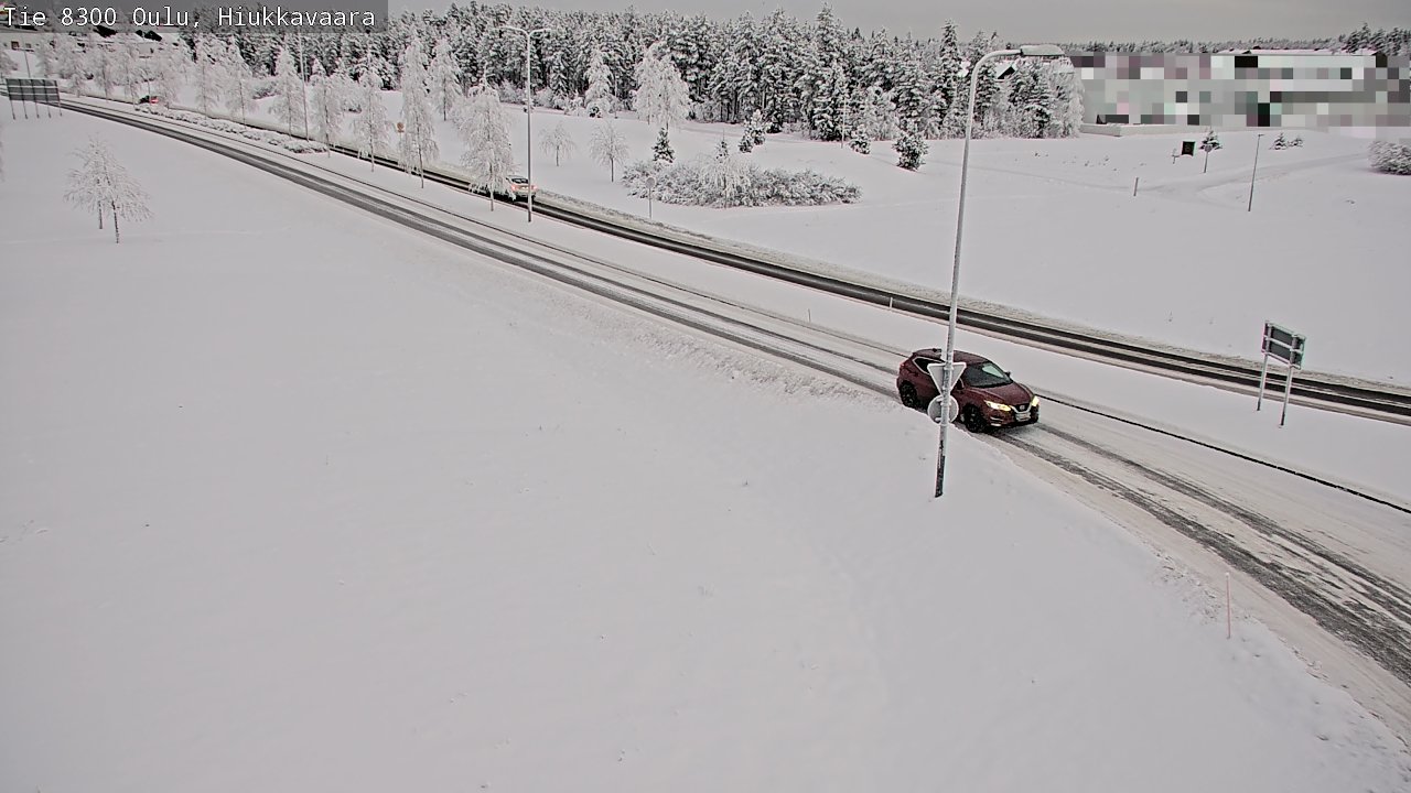 Kelikamerat Kuva tie 8300 Oulu Hiukkavaara, Oulu, Pohjois-Pohjanmaa