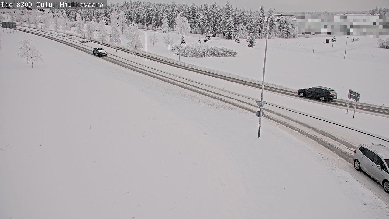 Kelikamerat Kuva tie 8300 Oulu Hiukkavaara, Oulu, Pohjois-Pohjanmaa