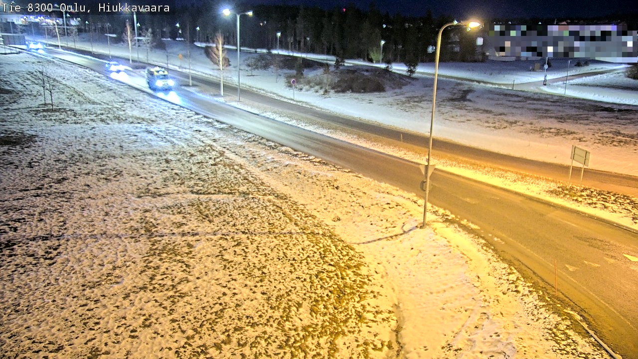 Kelikamerat Kuva tie 8300 Oulu Hiukkavaara, Oulu, Pohjois-Pohjanmaa