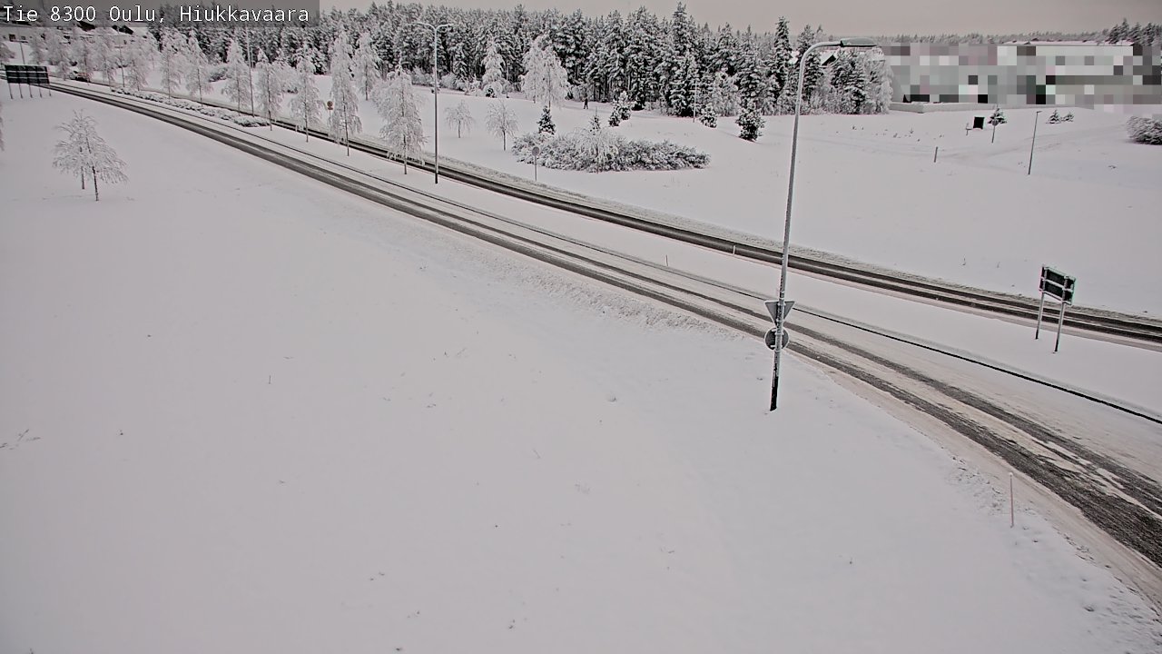 Kelikamerat Kuva tie 8300 Oulu Hiukkavaara, Oulu, Pohjois-Pohjanmaa