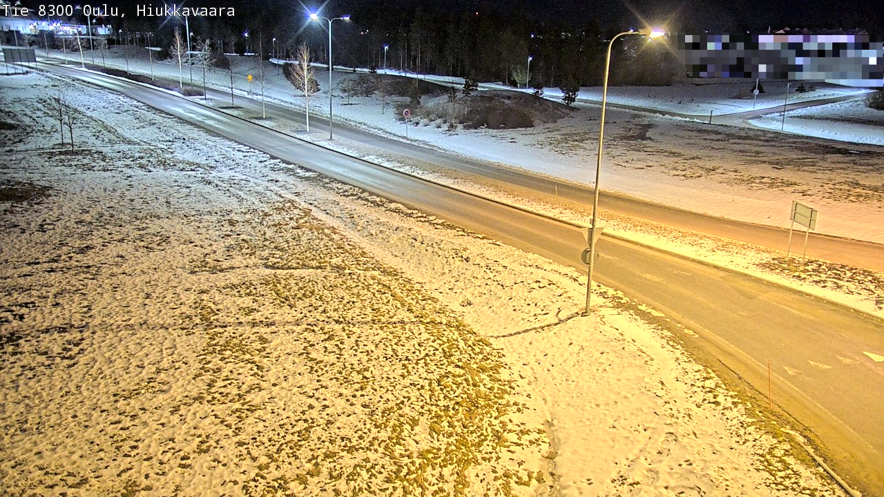 Kelikamerat Kuva tie 8300 Oulu Hiukkavaara, Oulu, Pohjois-Pohjanmaa