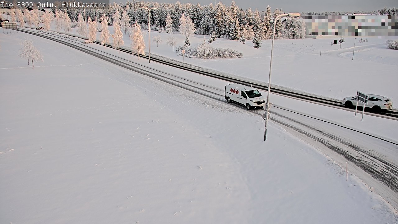 Kelikamerat Kuva tie 8300 Oulu Hiukkavaara, Oulu, Pohjois-Pohjanmaa