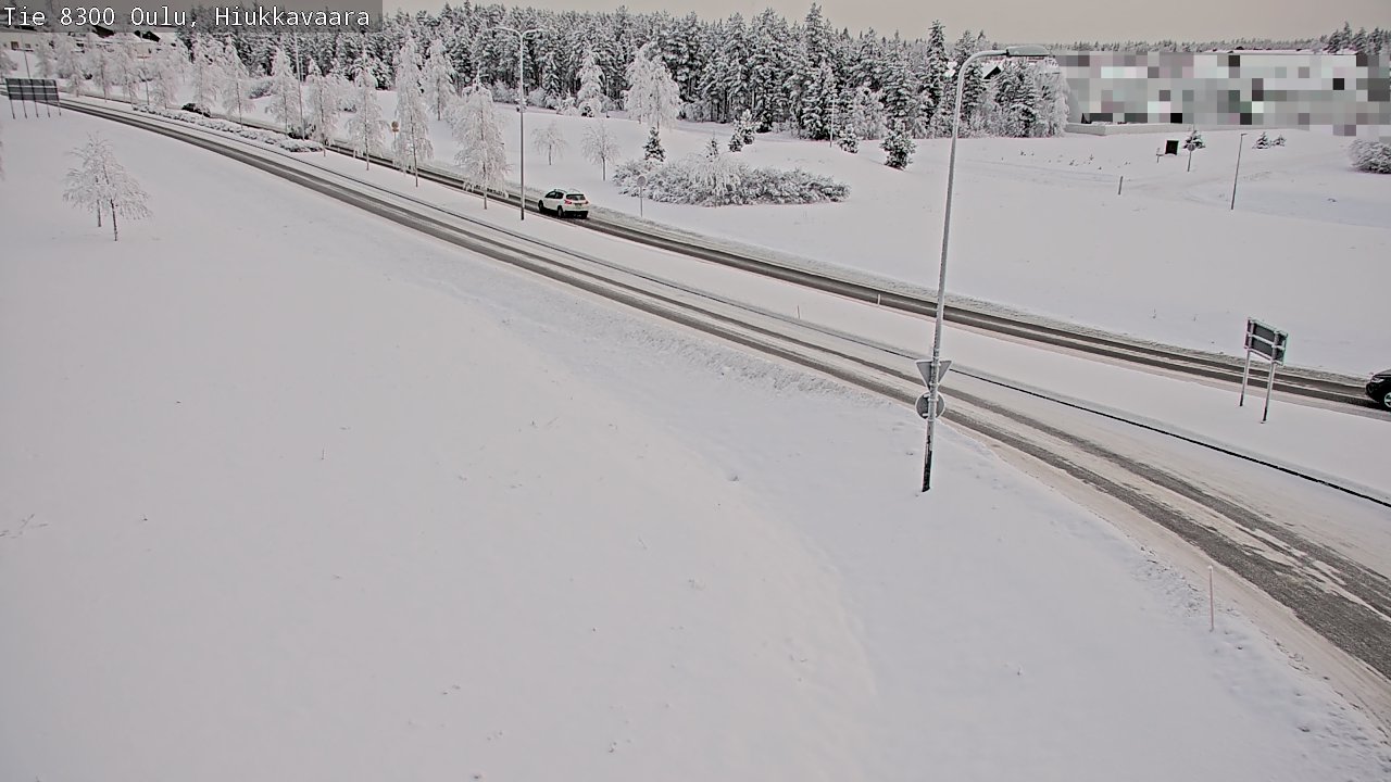 Kelikamerat Kuva tie 8300 Oulu Hiukkavaara, Oulu, Pohjois-Pohjanmaa