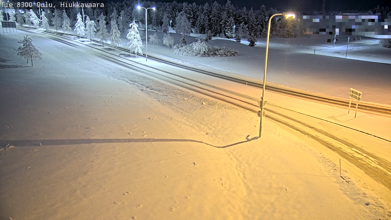 Kelikamerat Kuva tie 8300 Oulu Hiukkavaara, Oulu, Pohjois-Pohjanmaa