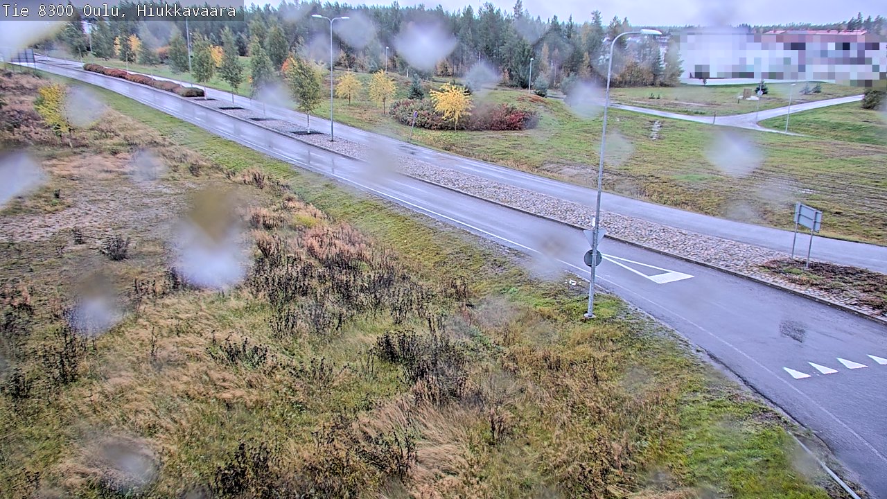 Weather Camera Image väg 8300 Oulu Hiukkavaara, Oulu, Pohjois-Pohjanmaa