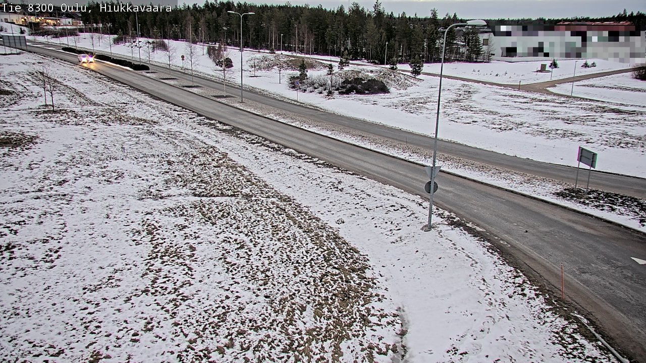 Kelikamerat Kuva tie 8300 Oulu Hiukkavaara, Oulu, Pohjois-Pohjanmaa