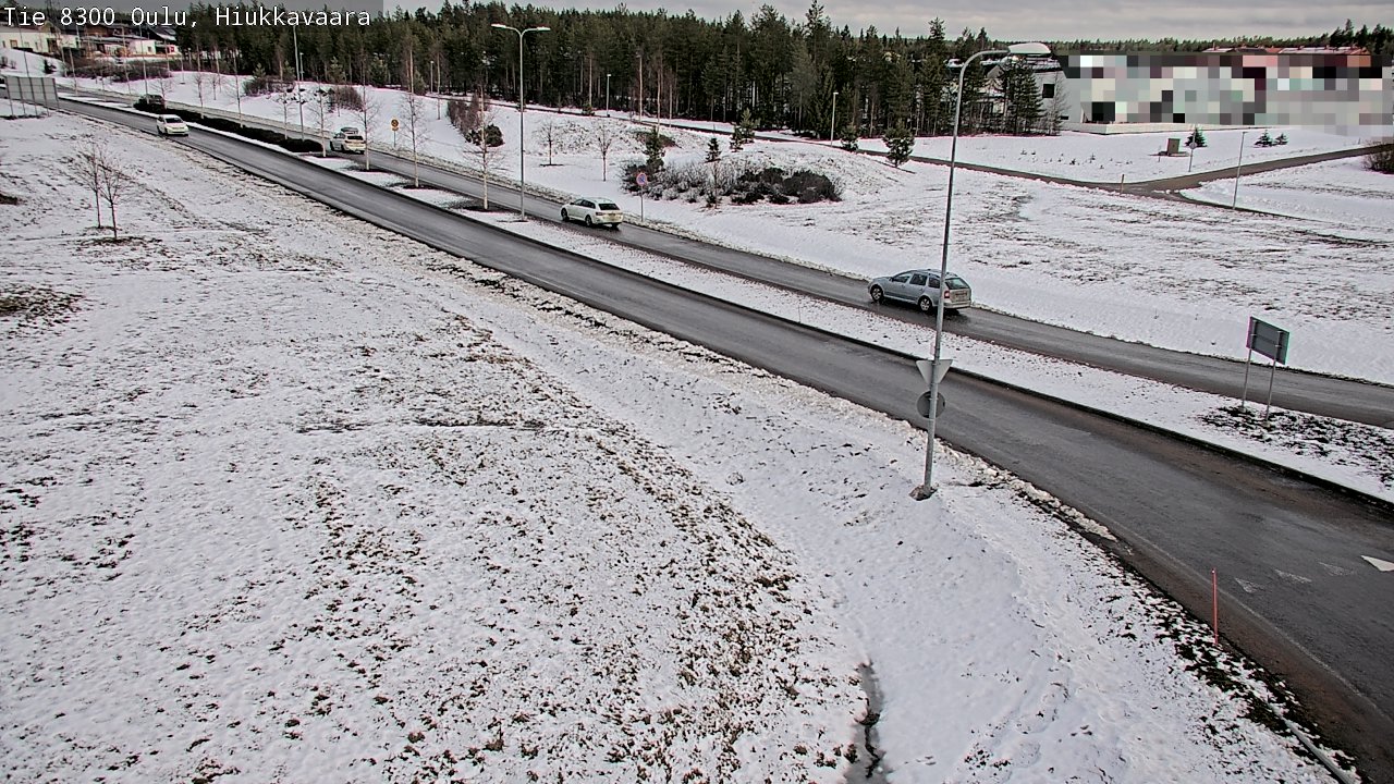 Kelikamerat Kuva tie 8300 Oulu Hiukkavaara, Oulu, Pohjois-Pohjanmaa