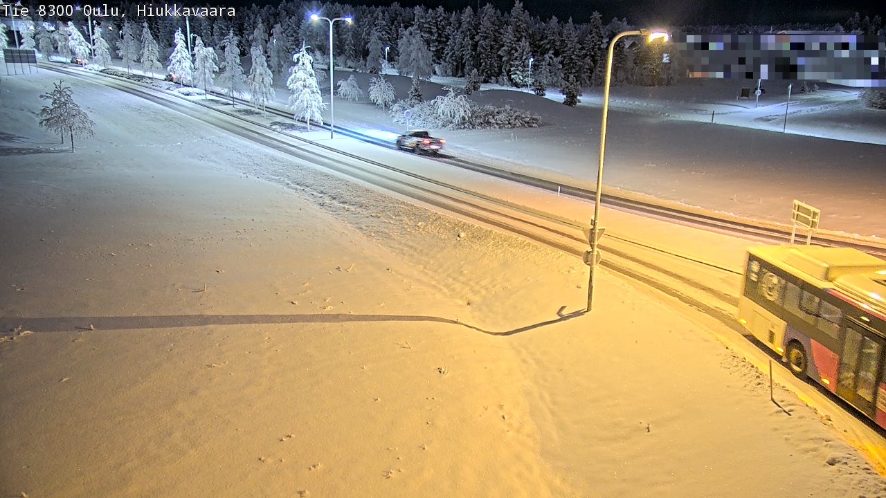 Kelikamerat Kuva tie 8300 Oulu Hiukkavaara, Oulu, Pohjois-Pohjanmaa