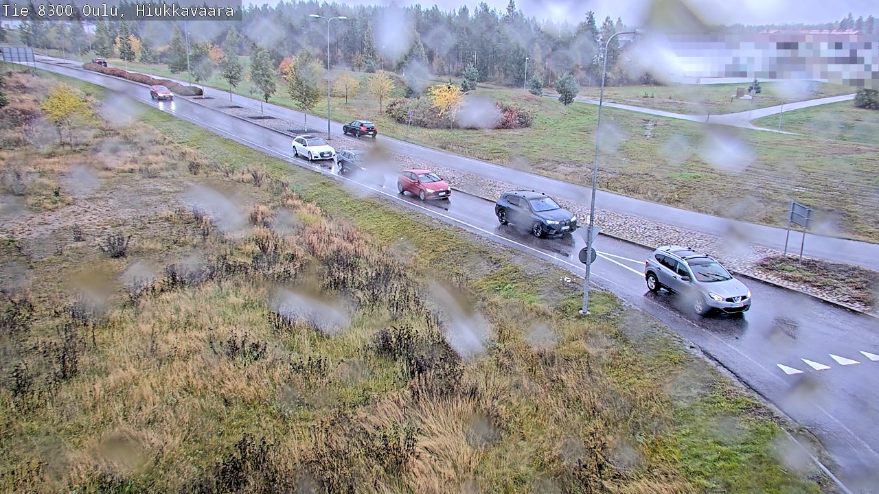 Weather Camera Image road 8300 Oulu Hiukkavaara, Oulu, Pohjois-Pohjanmaa