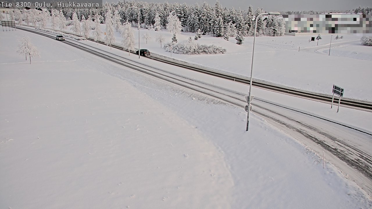 Kelikamerat Kuva tie 8300 Oulu Hiukkavaara, Oulu, Pohjois-Pohjanmaa