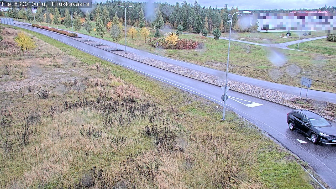 Weather Camera Image road 8300 Oulu Hiukkavaara, Oulu, Pohjois-Pohjanmaa
