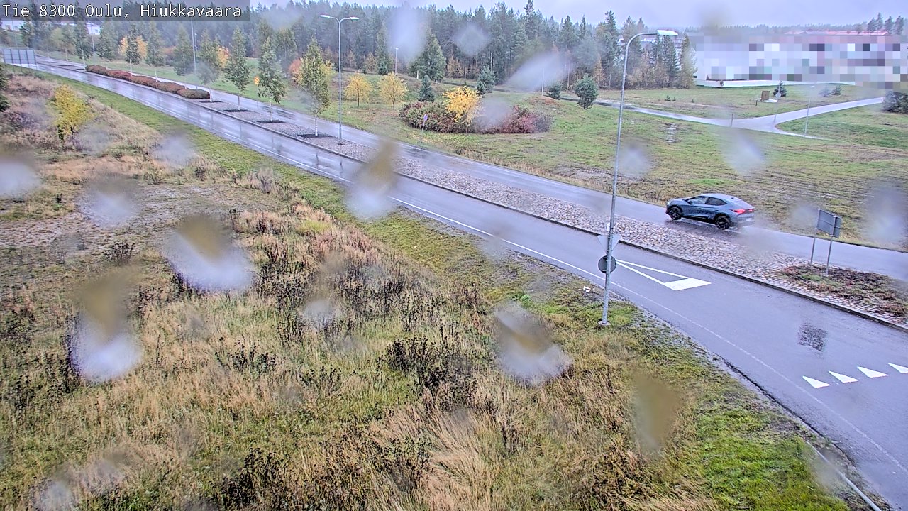 Weather Camera Image väg 8300 Oulu Hiukkavaara, Oulu, Pohjois-Pohjanmaa