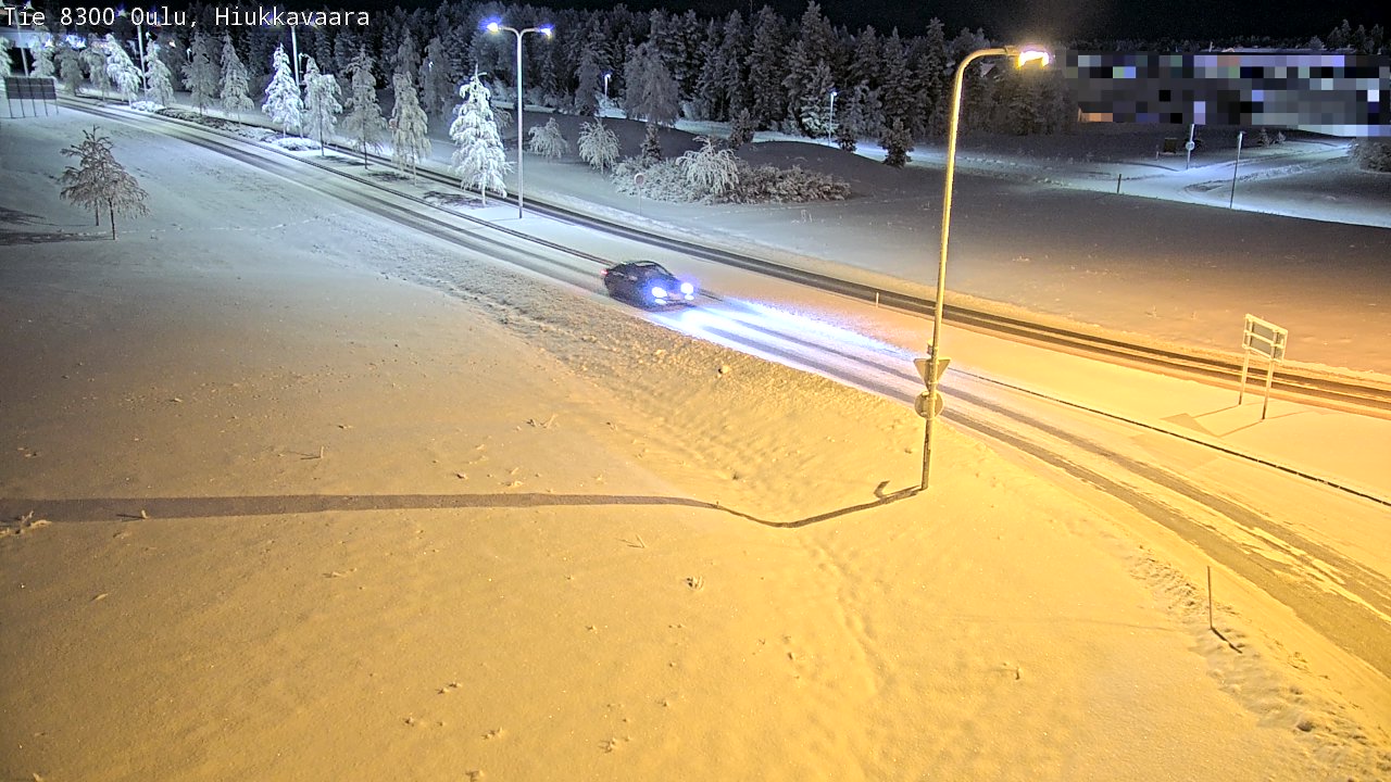 Kelikamerat Kuva tie 8300 Oulu Hiukkavaara, Oulu, Pohjois-Pohjanmaa
