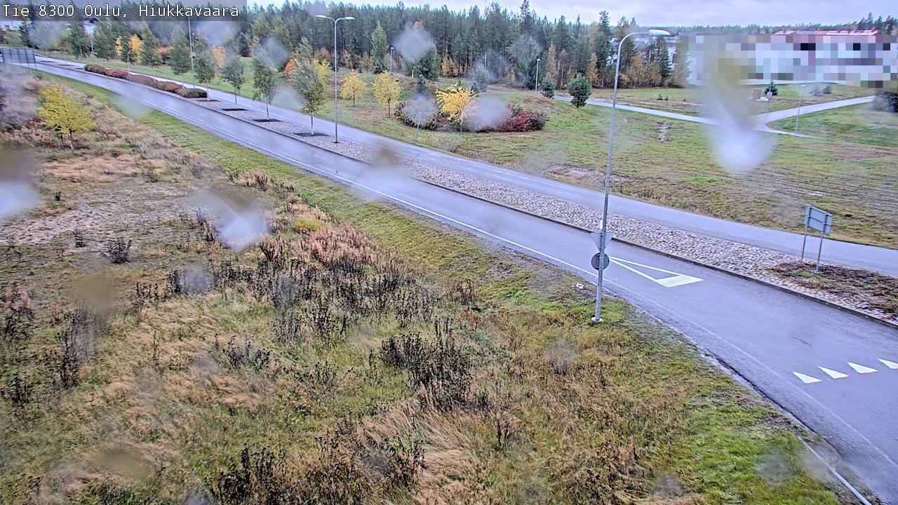Weather Camera Image väg 8300 Oulu Hiukkavaara, Oulu, Pohjois-Pohjanmaa
