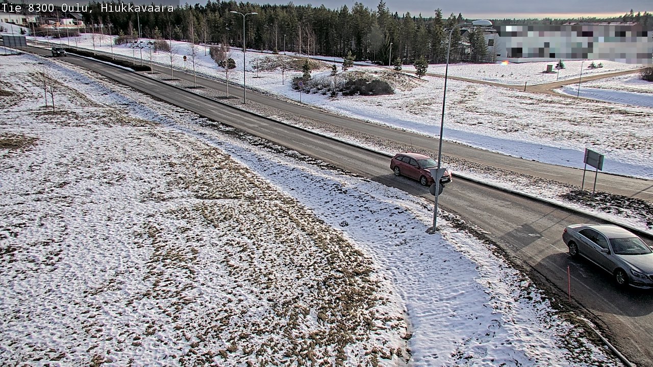 Kelikamerat Kuva tie 8300 Oulu Hiukkavaara, Oulu, Pohjois-Pohjanmaa