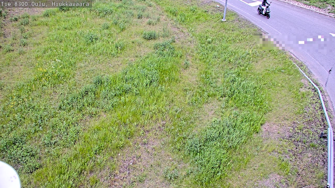 Weather Camera Image road 8300 Oulu Hiukkavaara, Oulu, Pohjois-Pohjanmaa